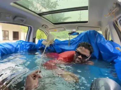 Kerala YouTuber Faces Charges For Installing Swimming Pool In Car