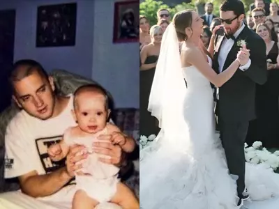 Reddit Mistakes Groom For Eminem In Wedding Pics Of Hailie Jade