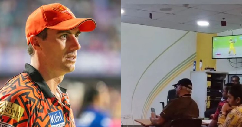 Viral Video: Pat Cummins Watches MS Dhoni's Batting At KKR Vs SRH IPL ...