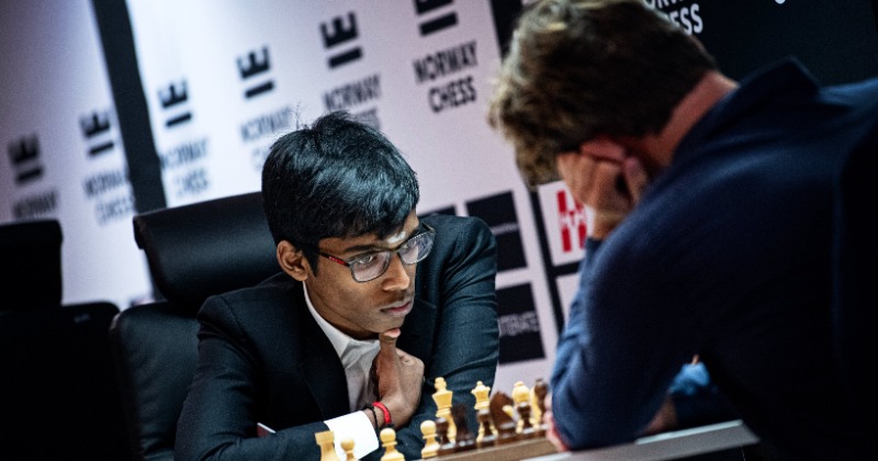 There's No Stopping Praggnanandhaa! Watch Viral Video Of Him Defeating World No. 1 Magnus Carlsen In Classical Chess