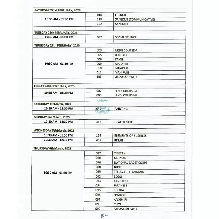 Cbse 2025 Date Sheet For Class 10th 12th Download Pdf Cbse 2025 Date Sheet For Class 10th 12th Download Pdf