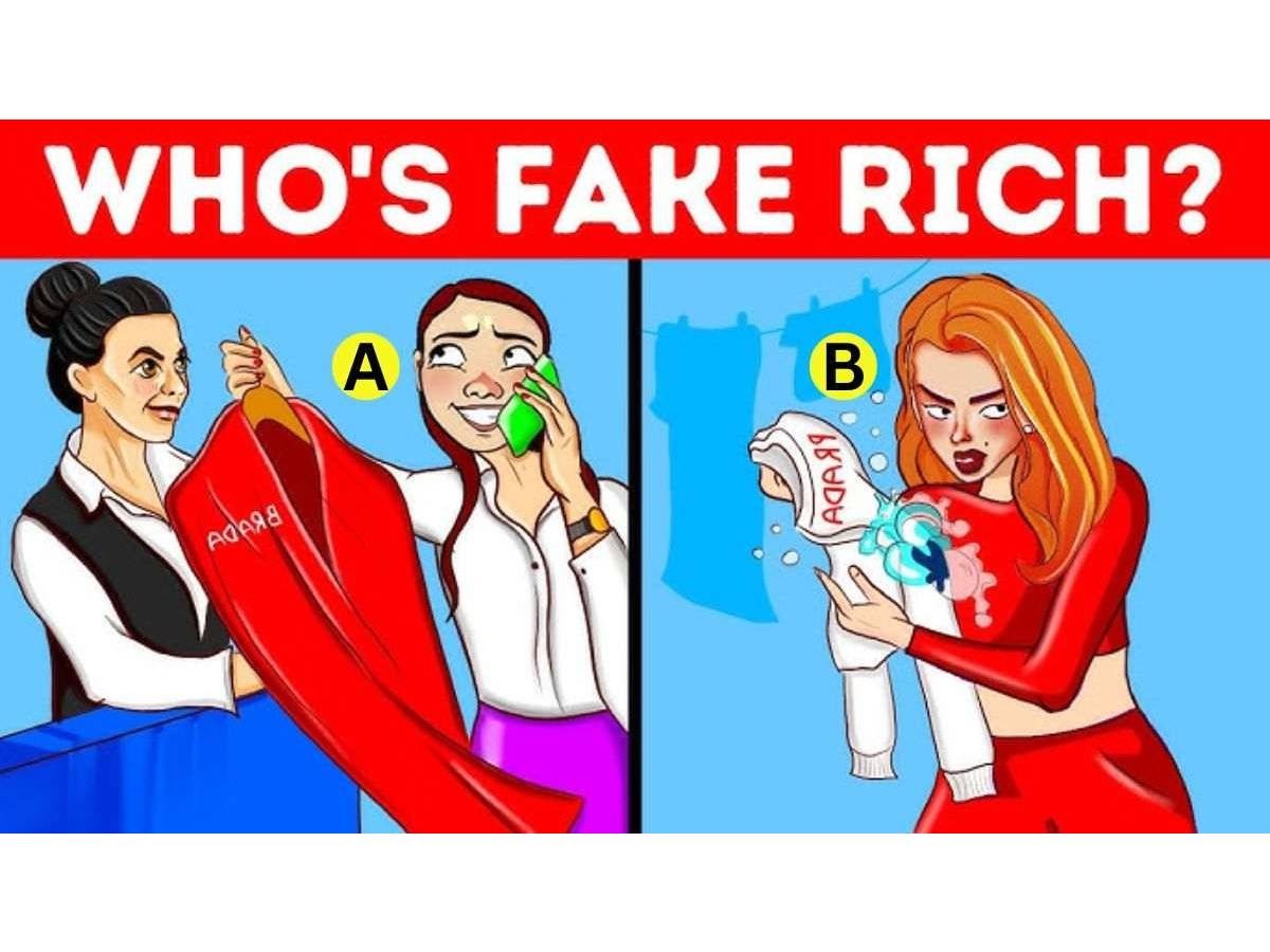 IQ Test: 98% wealthy failed to spot the fake rich in 7 seconds