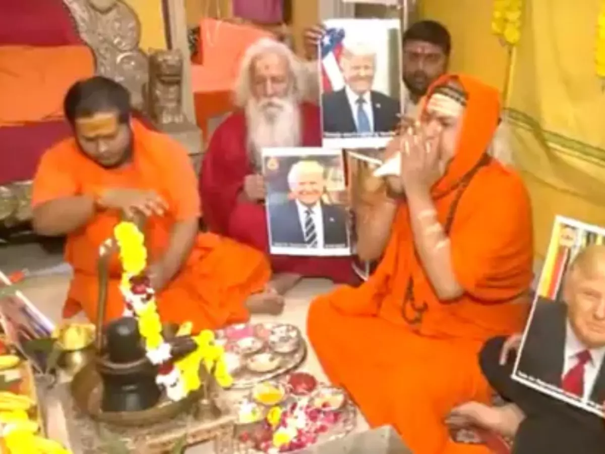 US Election 2025 Viral video captures Indian spiritual leader