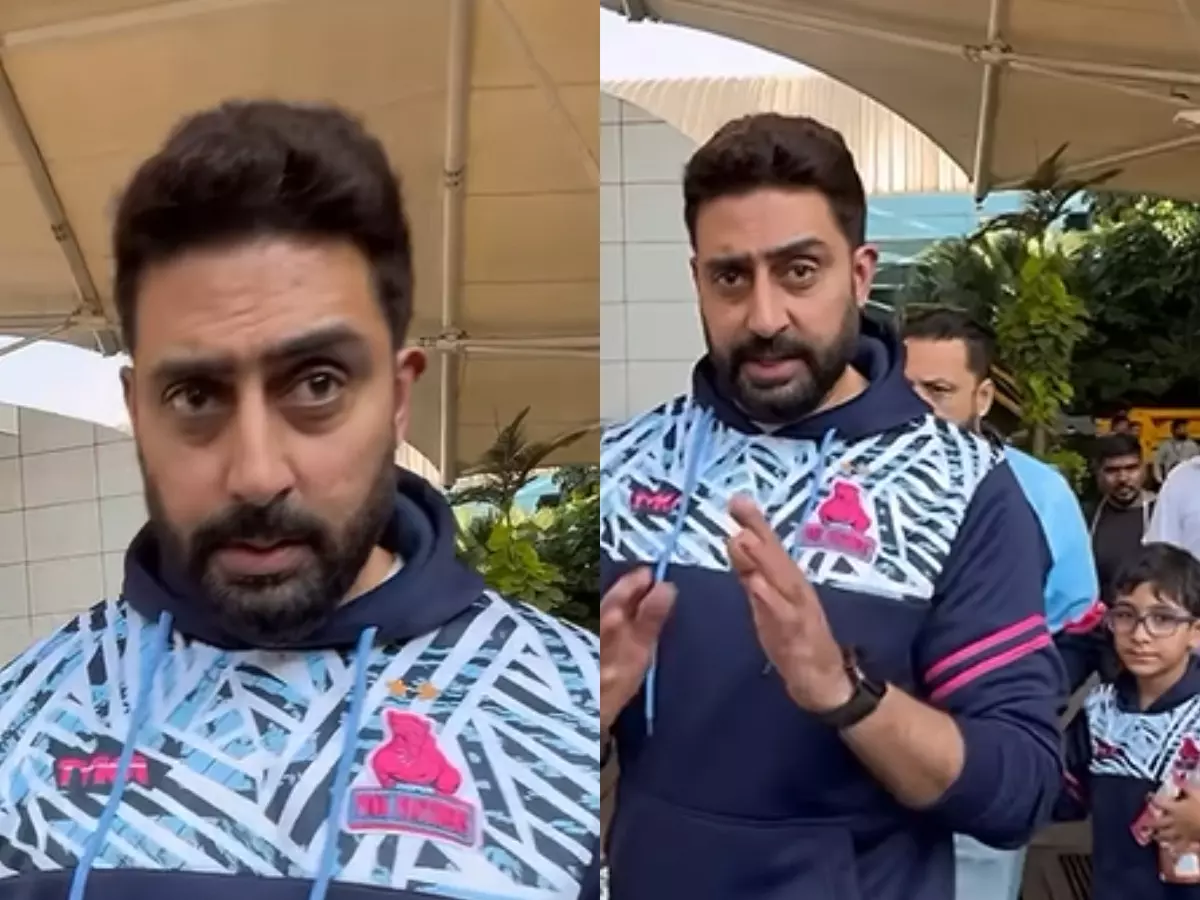 Internet reacts as Abhishek Bachchan gets annoyed by paps in viral video Internet reacts as Abhishek Bachchan gets annoyed by paps in viral video