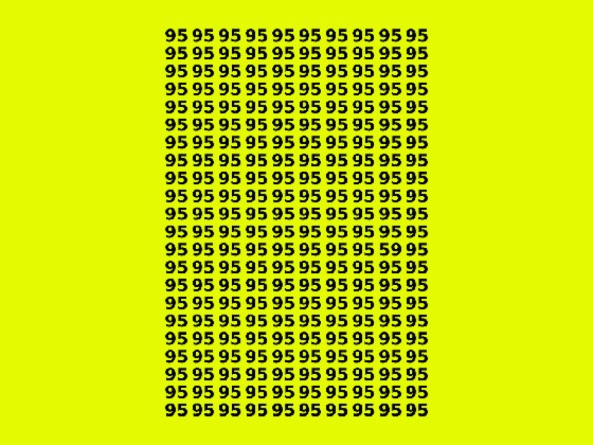 Brain teaser: 98% failed to spot the odd number in 10 seconds