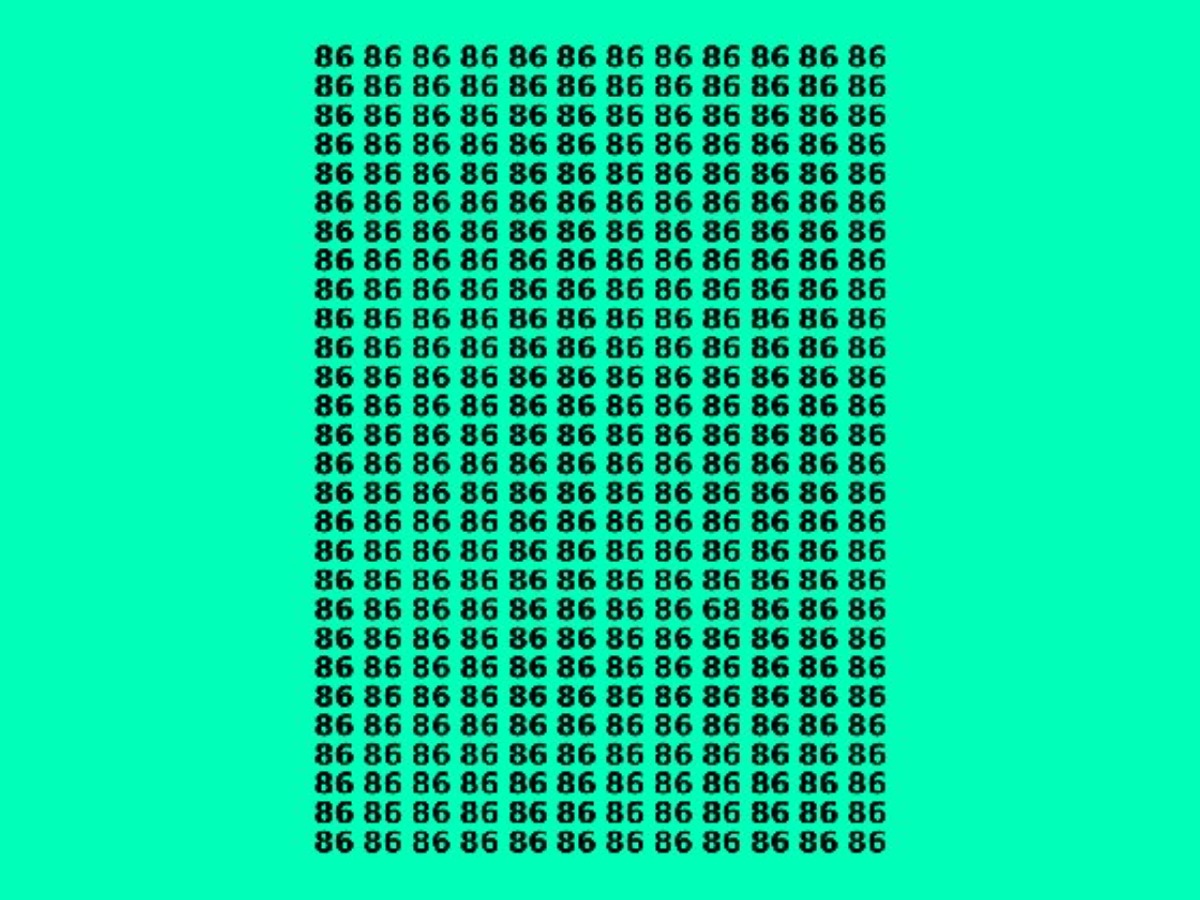 Brain teaser: 97% failed to spot the odd number in 10 seconds