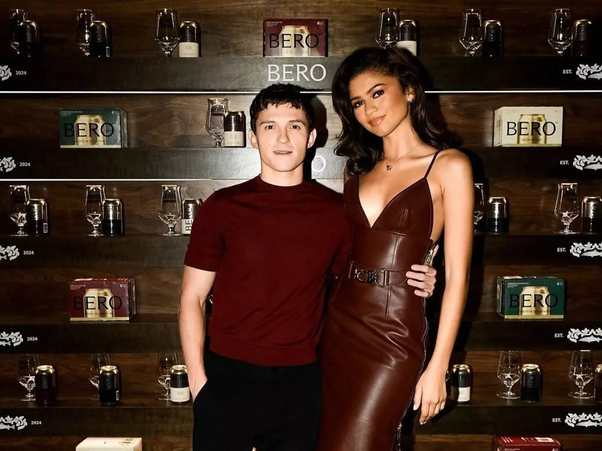 Tom Holland and Zendaya twin