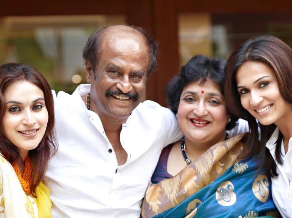 Rajinikanth s family tree includes adopted father director daughter superstar former son in law take a look