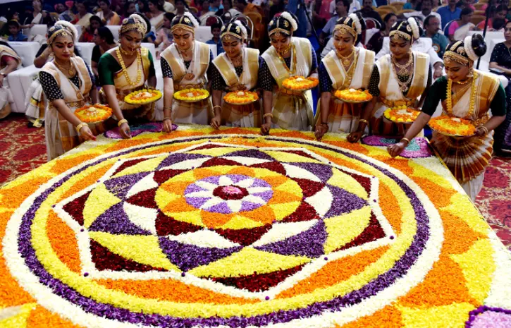 Google extends Onam wishes to Keralites with a Pookalam Google extends Onam wishes to Keralites with a Pookalam