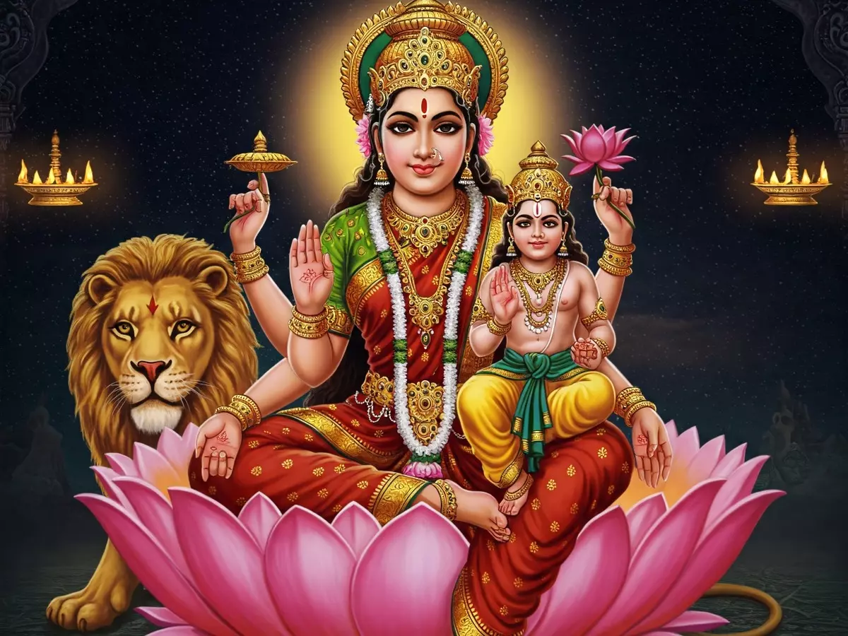 Happy Navratri 2025 Day 5, Maa Skandmata: Download 10 Mata Skandmata ...