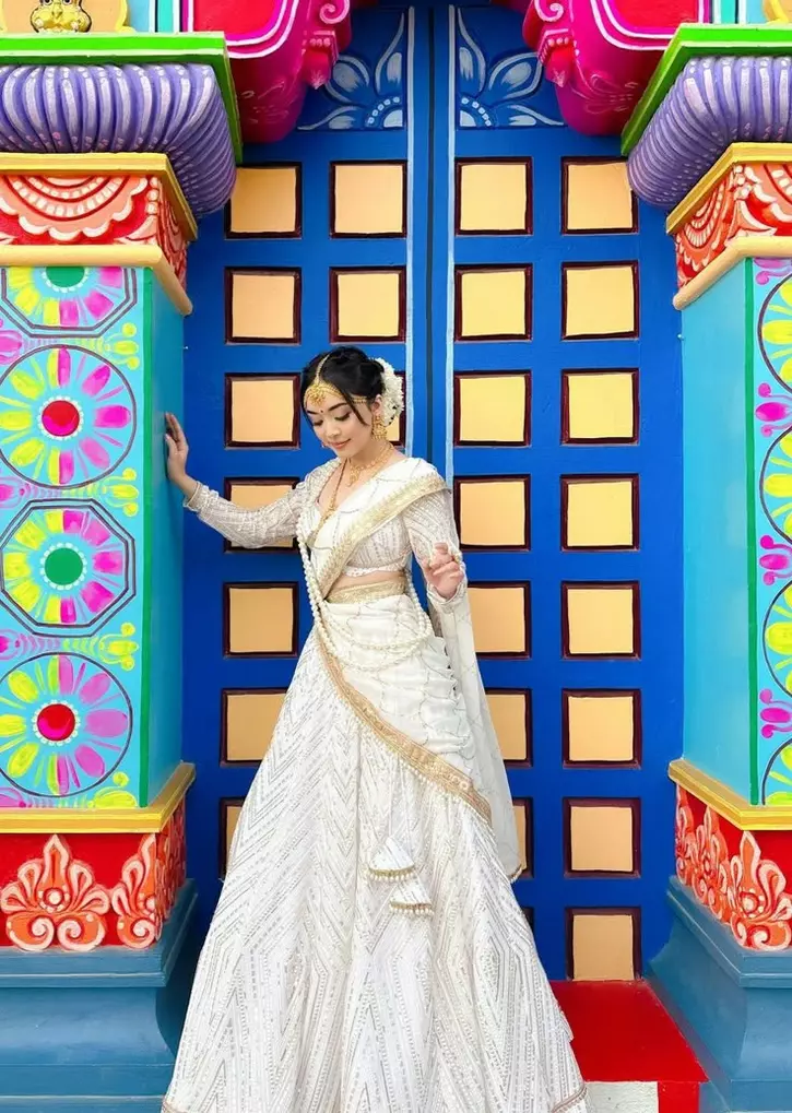 How to perfectly wear a Gopi dress this Janmashtami?| Credit: Instagram/simpalkharel How to perfectly wear a Gopi dress this Janmashtami?| Credit: Instagram/simpalkharel