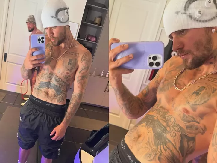 Justin Bieber’s shirtless selfies leave fans divided