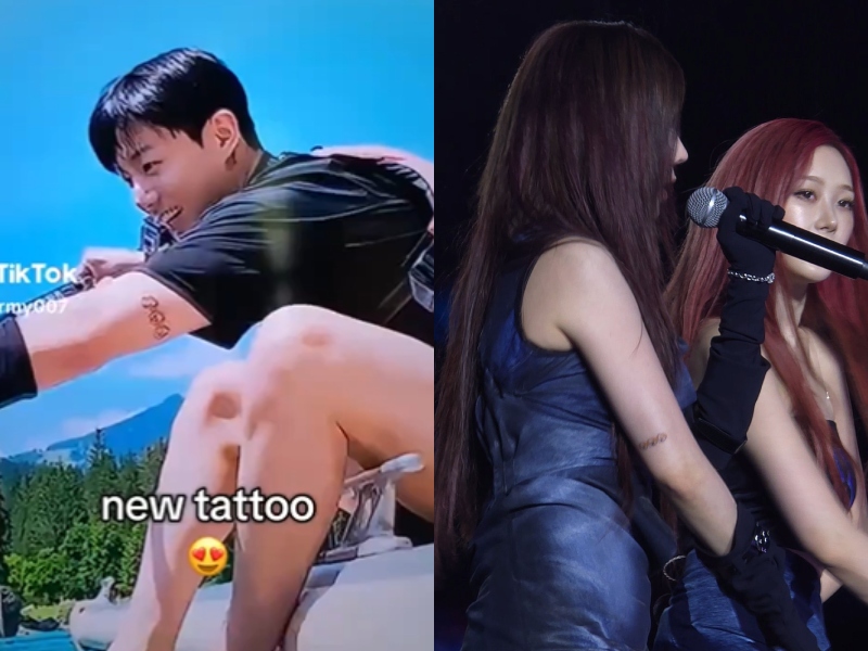 Matching tattoo claims fuel Jungkook–Winter dating chatter
