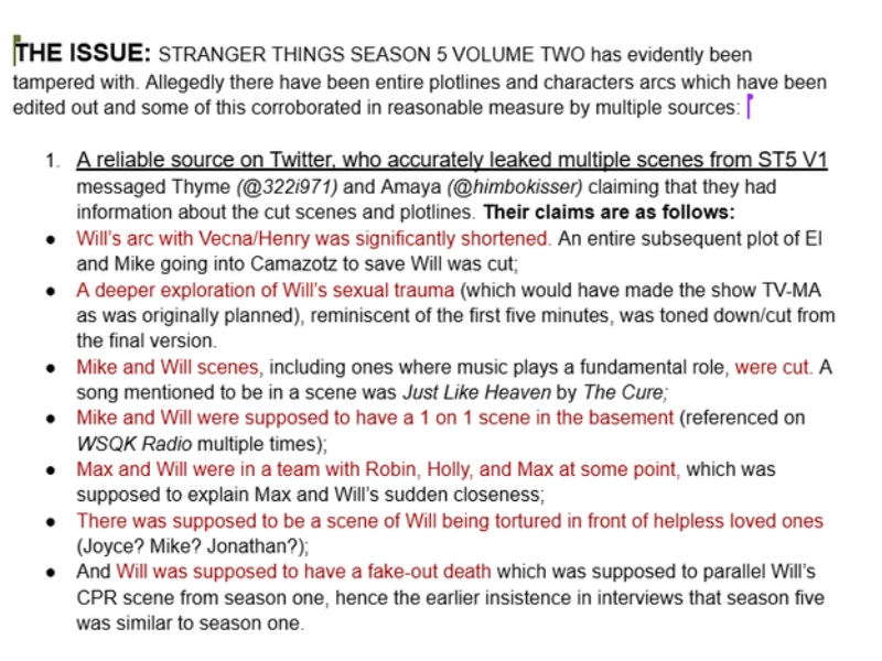 Stranger Things Season 5 Volume 2 