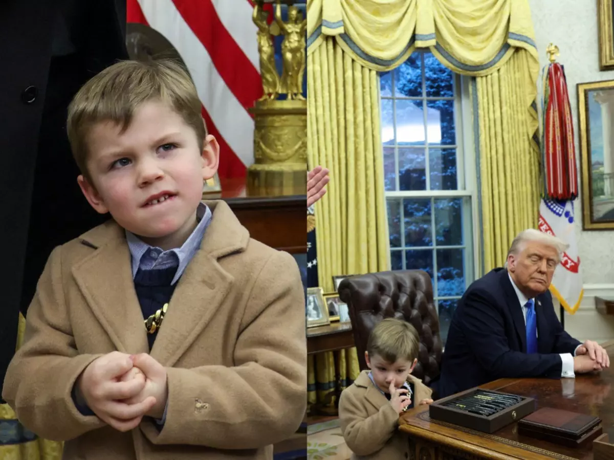 Watch: Elon Musk's son tells Donald Trump to 'shush your mouth' at Oval Office press conference