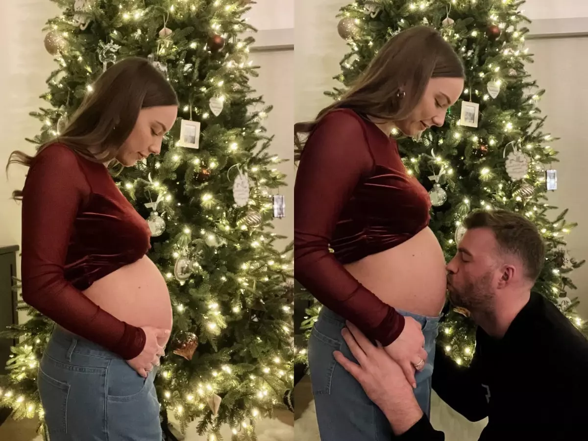 Eminem’s daughter Hailie Jade flaunts baby bump