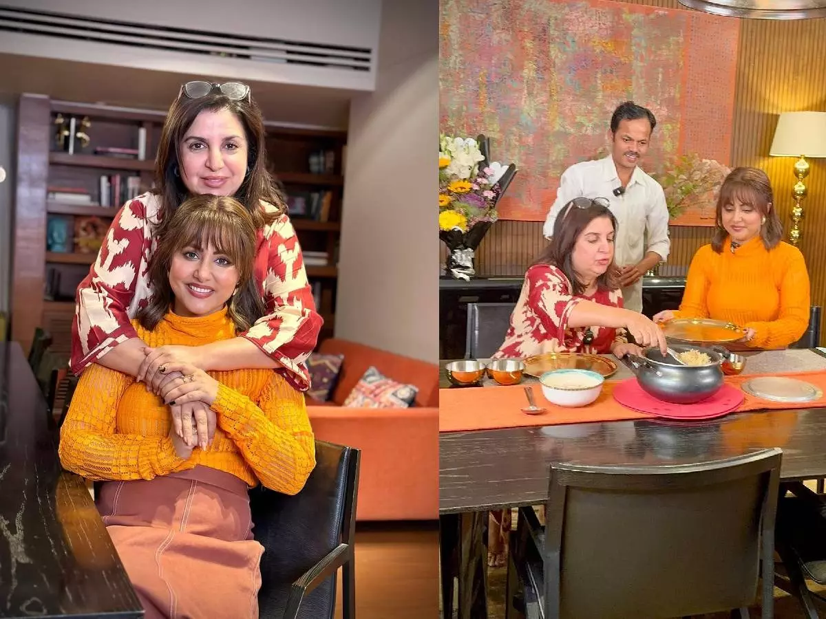 Farah Khan hosts Hina Khan for yakhni pulao, gossip, and fun as TV actress calls her 'all heart' in a heartfelt Instagram post