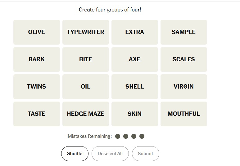 NYT Connections hints for today, January 27 Check clues & answers to