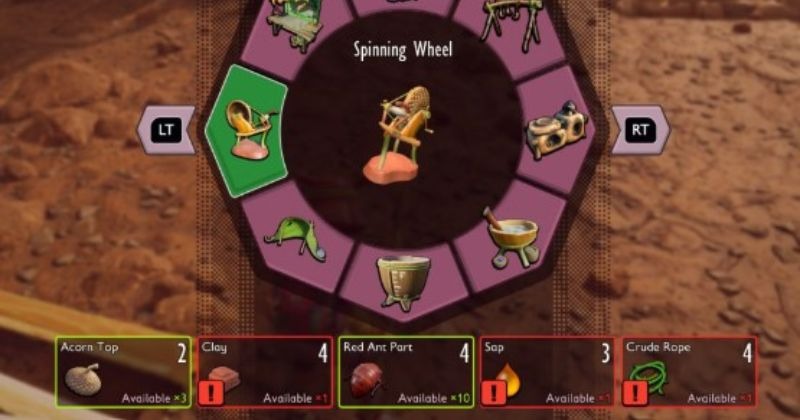 How to get silk rope in Grounded 2 using the spinning wheel and web fiber?