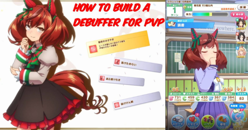 How to build a debuffer Uma Musume in Pretty Derby for team trial success?