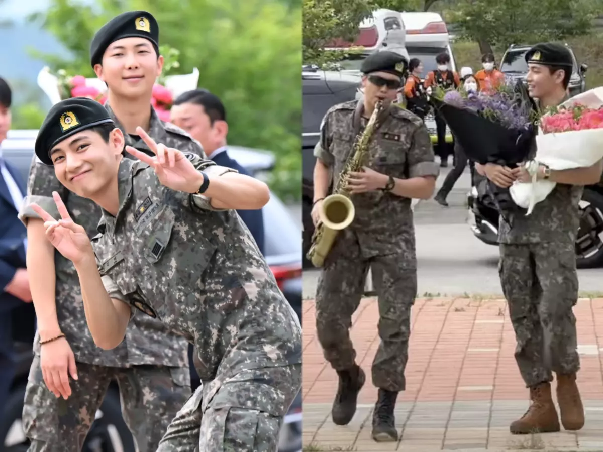 BTS is back! Kim Taehyung and Namjoon come out in style; RM plays the saxophone, V dances BTS is back! Kim Taehyung and Namjoon come out in style; RM plays the saxophone, V dances