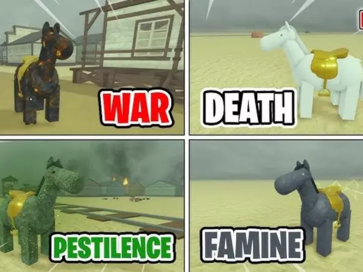 How to get and use all Apocalypse Horses in Dead Rails Roblox: War ...