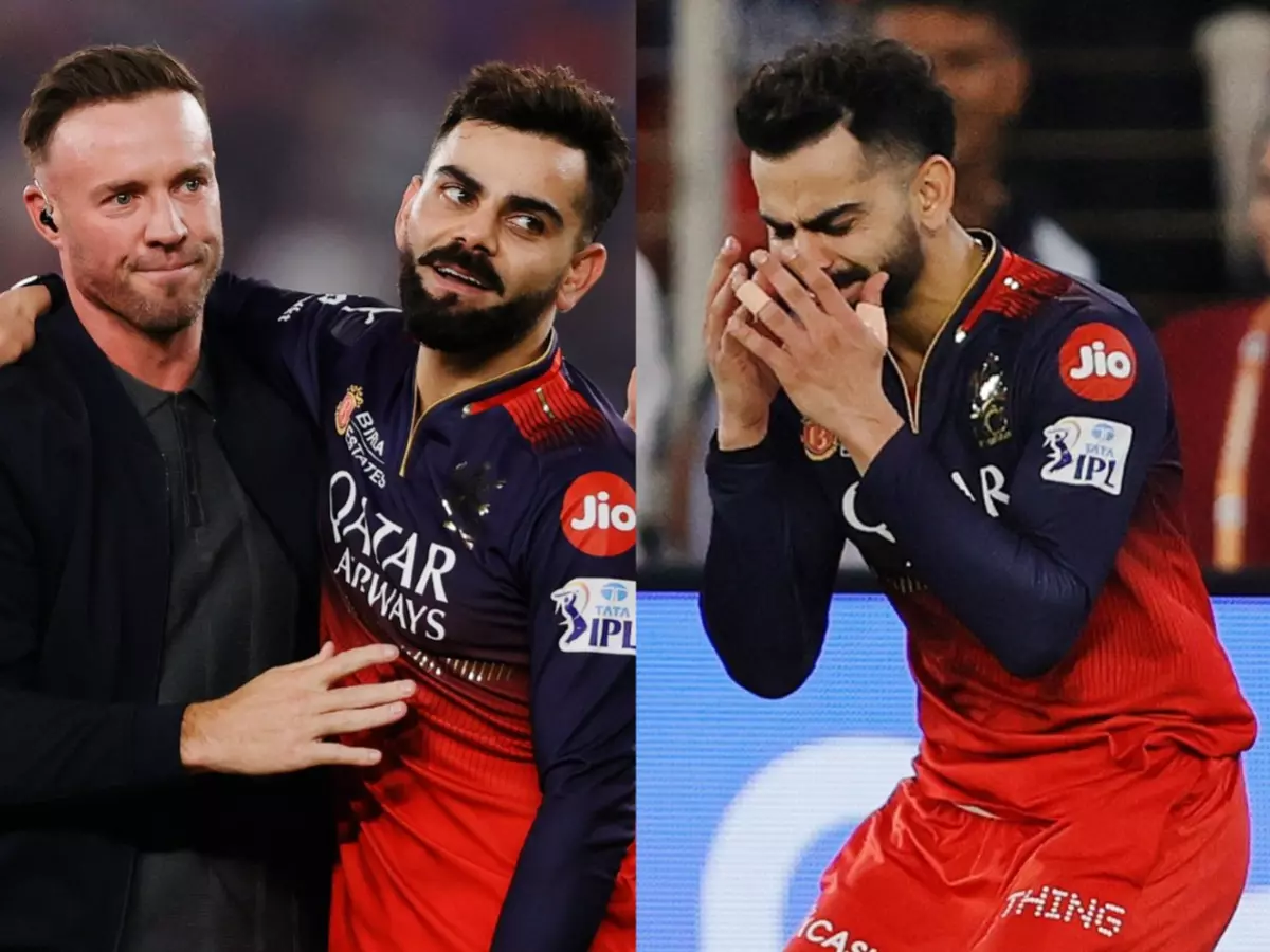 Ee Sala Cup Namdu! AB de Villiers joins crowd in Ahmedabad as Virat Kohli's RCB lifts their 1st ever IPL trophy after 17 years Ee Sala Cup Namdu! AB de Villiers joins crowd in Ahmedabad as Virat Kohli's RCB lifts their 1st ever IPL trophy after 17 years