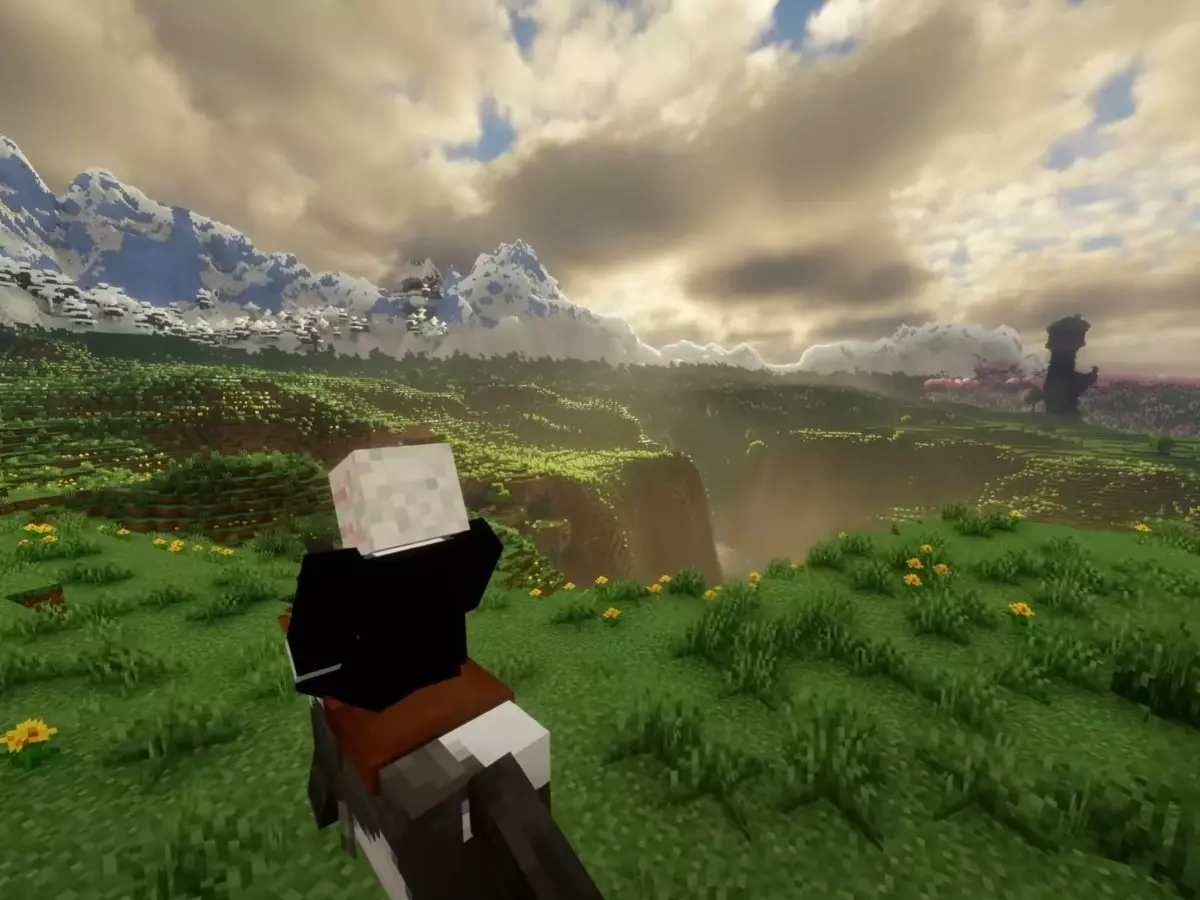Minecraft Distant Horizons mod Minecraft Distant Horizons mod I Credits: X/@ThatSamWinkler
