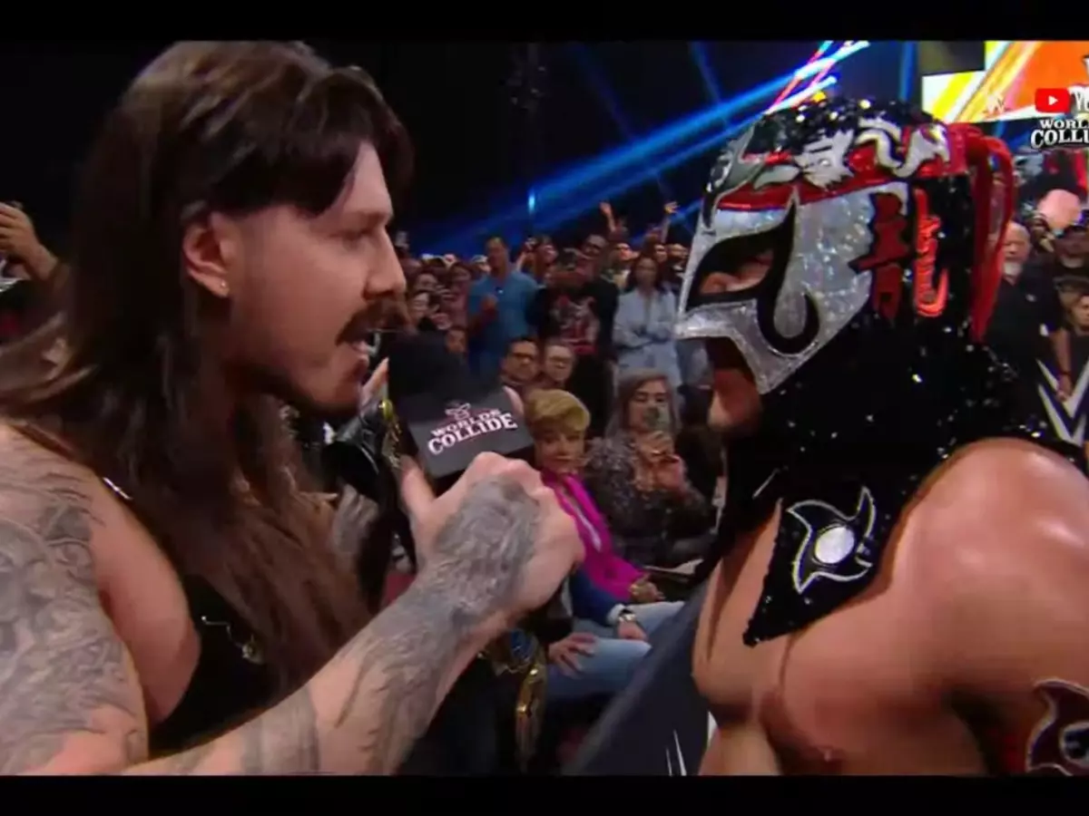 Dominik Mysterio vs Octagon Jr Dominik Mysterio vs Octagon Jr I Credits: WWE/Youtube