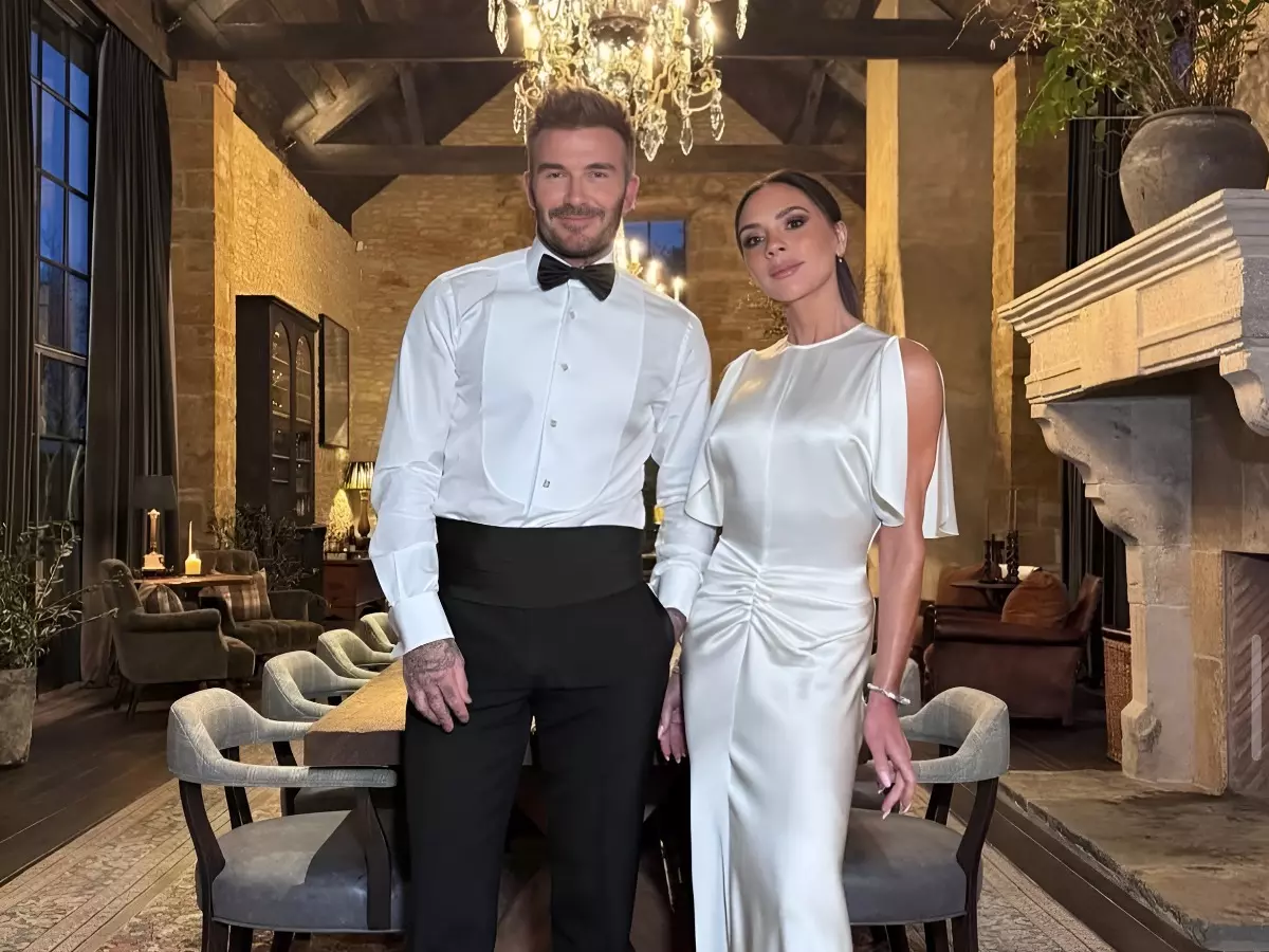 David Beckham and Victoria Beckham David Beckham and Victoria Beckham I Credits: X/@freedom_007__