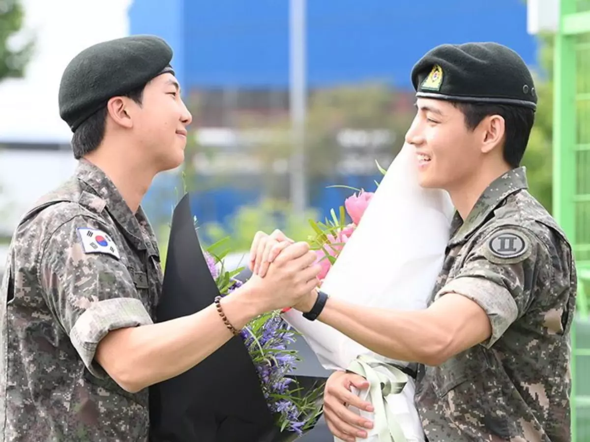 TaeJoon on 10 June? ARMY spot BTS' RM and V's ship name hidden in their military discharge date TaeJoon on 10 June? ARMY spot BTS' RM and V's ship name hidden in their military discharge date