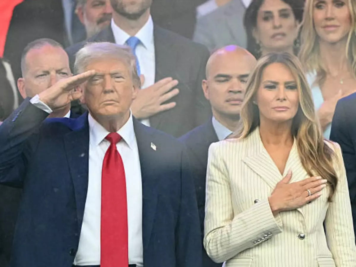 'Fake Melania Trump' body double speculations resurface | Credit: X | @OnlyMelaniaTR 'Fake Melania Trump' body double speculations resurface | Credit: X | @OnlyMelaniaTR