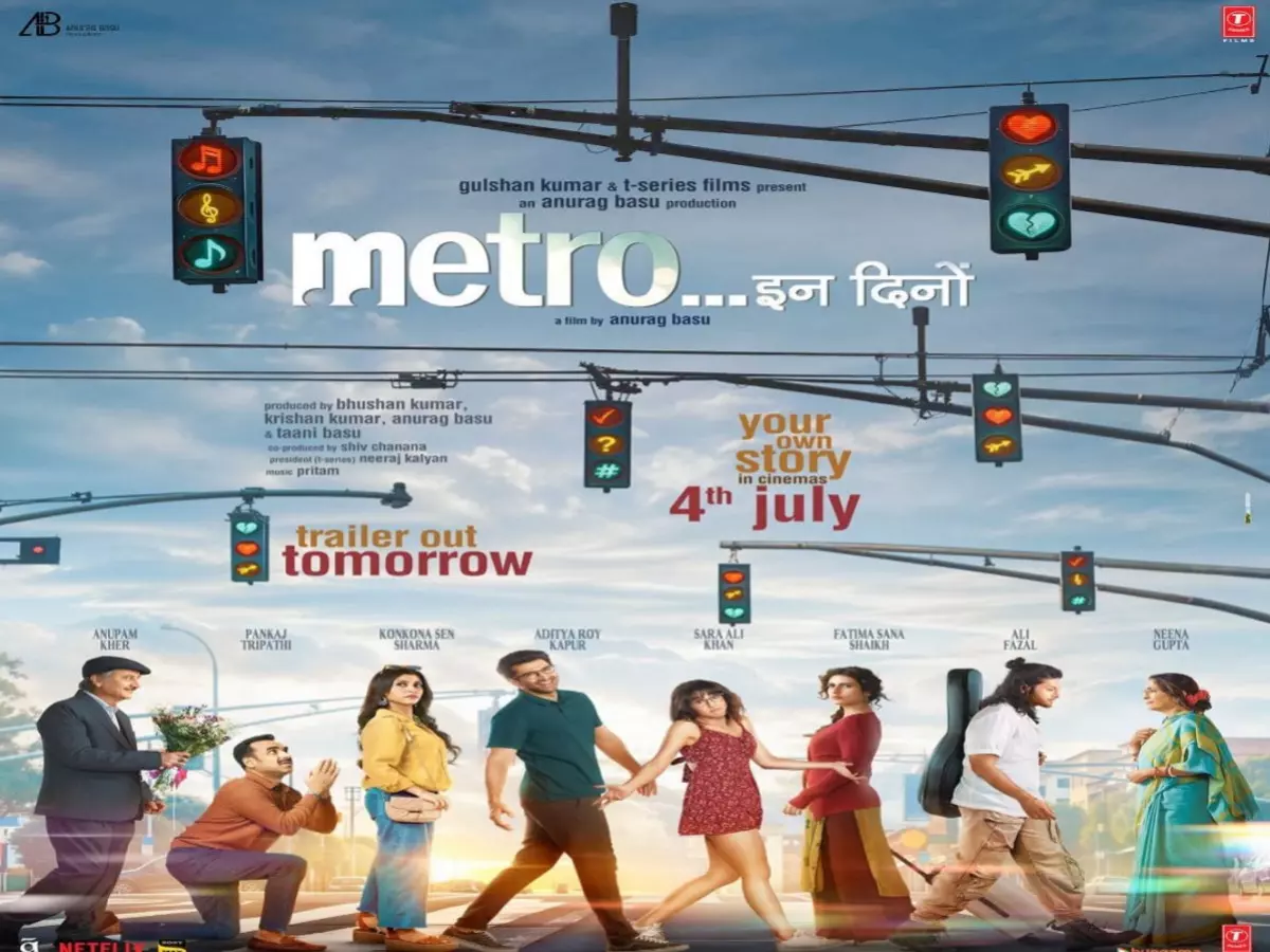 Metro In Dino trailer out Anurag Basu weaves modern love and longingMetro In Dino trailer out Anurag Basu weaves modern love and longing Metro In Dino trailer out Anurag Basu weaves modern love and longing