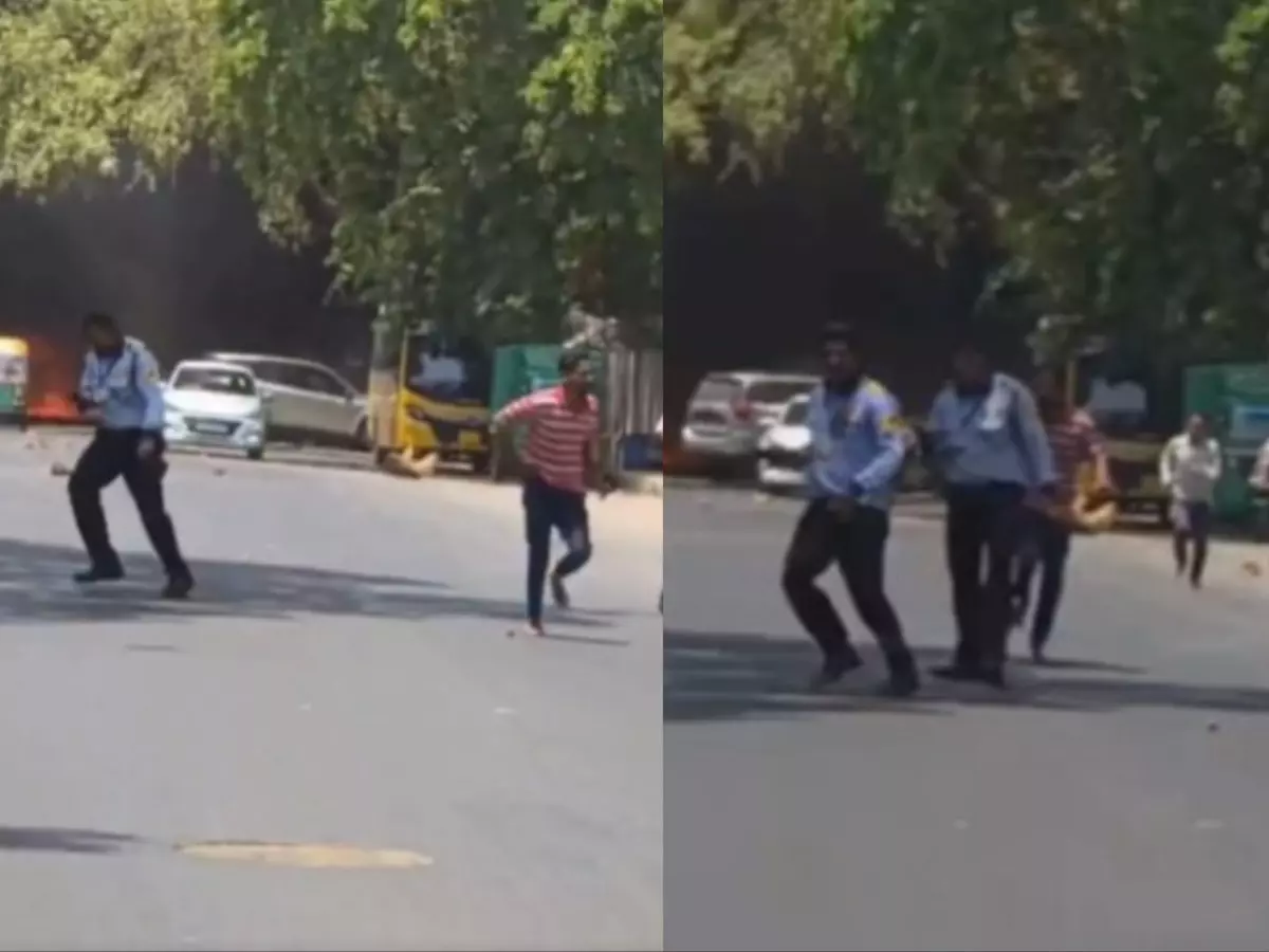 Ahmedabad plane crash: Video shows locals running for cover amidst panic | Credit: X | @pti Ahmedabad plane crash: Video shows locals running for cover amidst panic | Credit: X | @pti