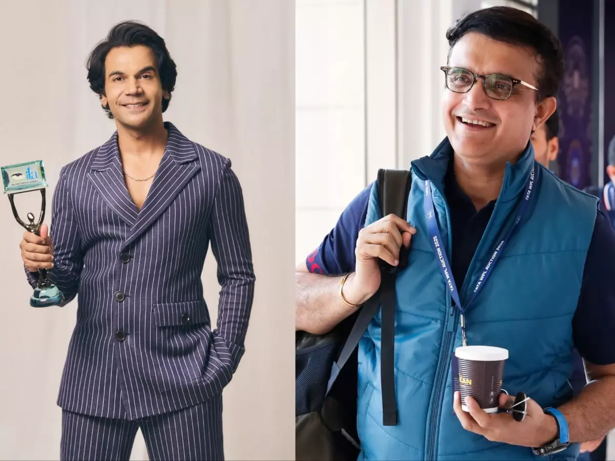 Sourav Ganguly biopic with Rajkummar Rao sparks mixed reactions | Credit: Instagram | @rajkummarrao and @souravganguly Sourav Ganguly biopic with Rajkummar Rao sparks mixed reactions | Credit: Instagram | @rajkummarrao and @souravganguly