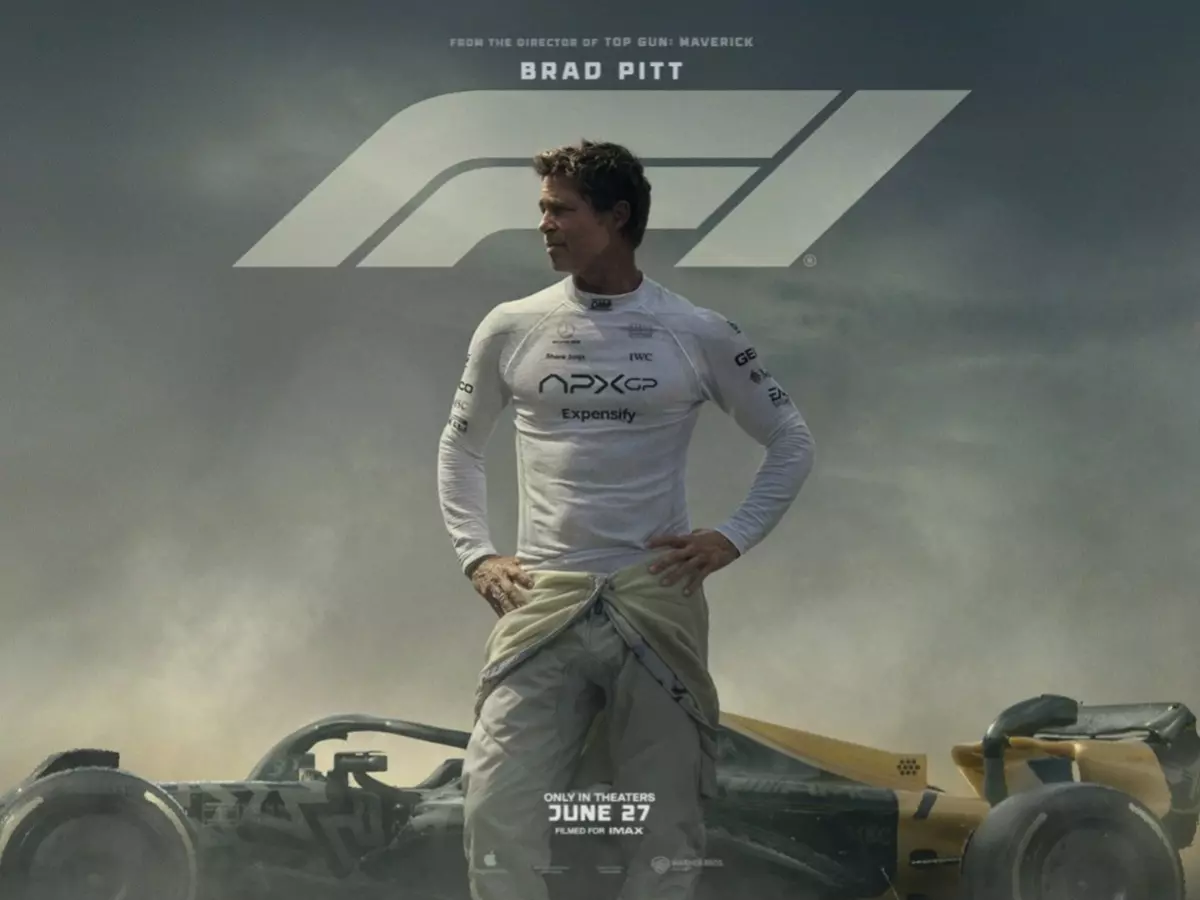 Brad Pitt in F1 Brad Pitt in F1 I Credits: Formula One