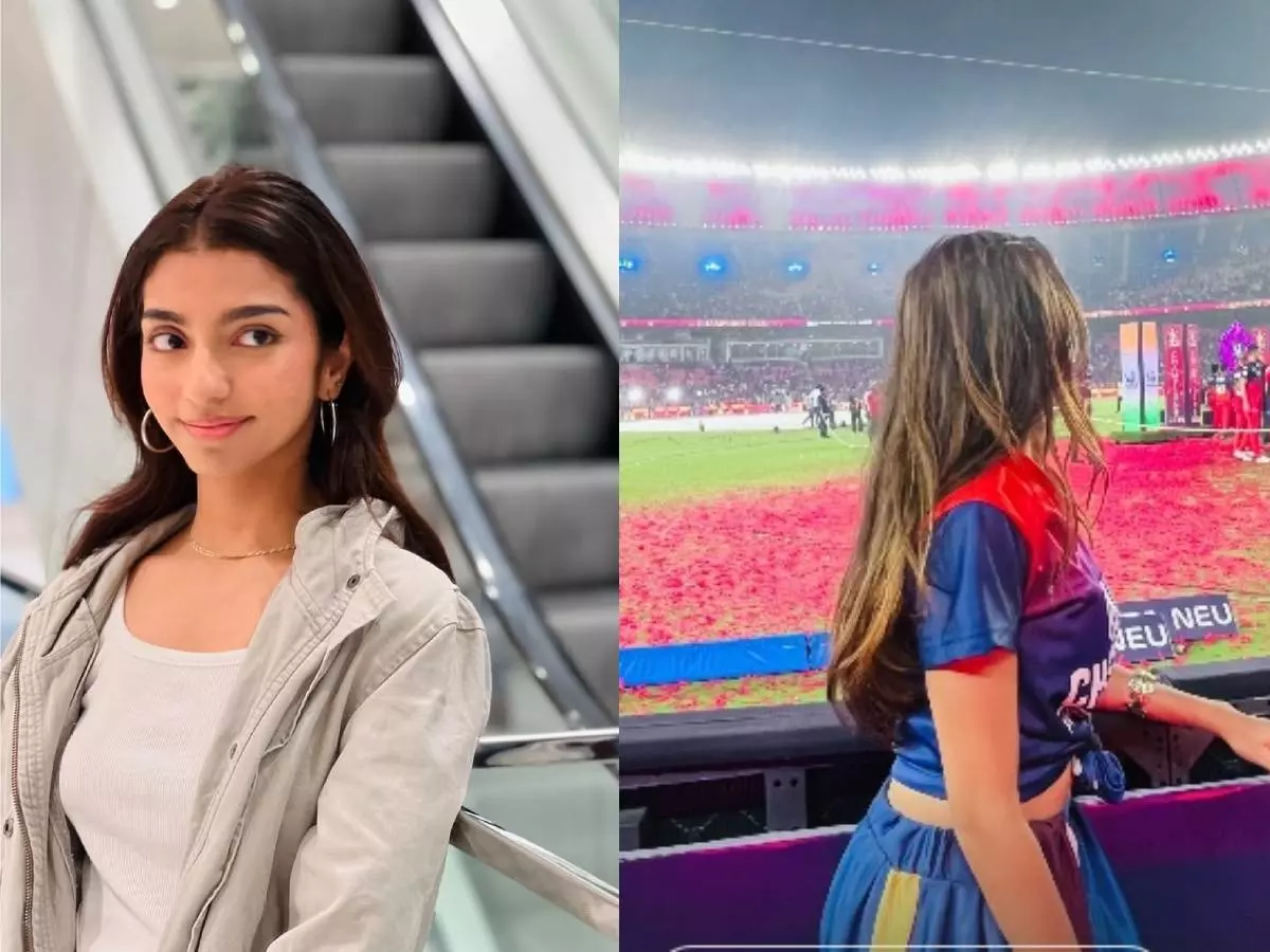 Dinah at IPL 2025 finale. | Credit: Instagram/dinahsaurr__ Dinah at IPL 2025 finale. | Credit: Instagram/dinahsaurr__