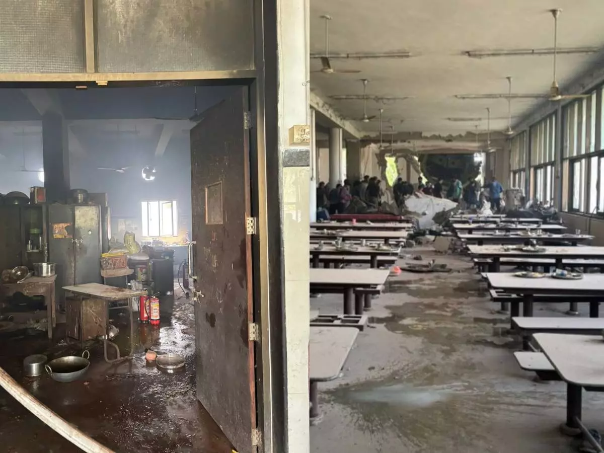 Unseen horror inside hostel as Air India flight crashed | Credit: X Unseen horror inside hostel as Air India flight crashed | Credit: X
