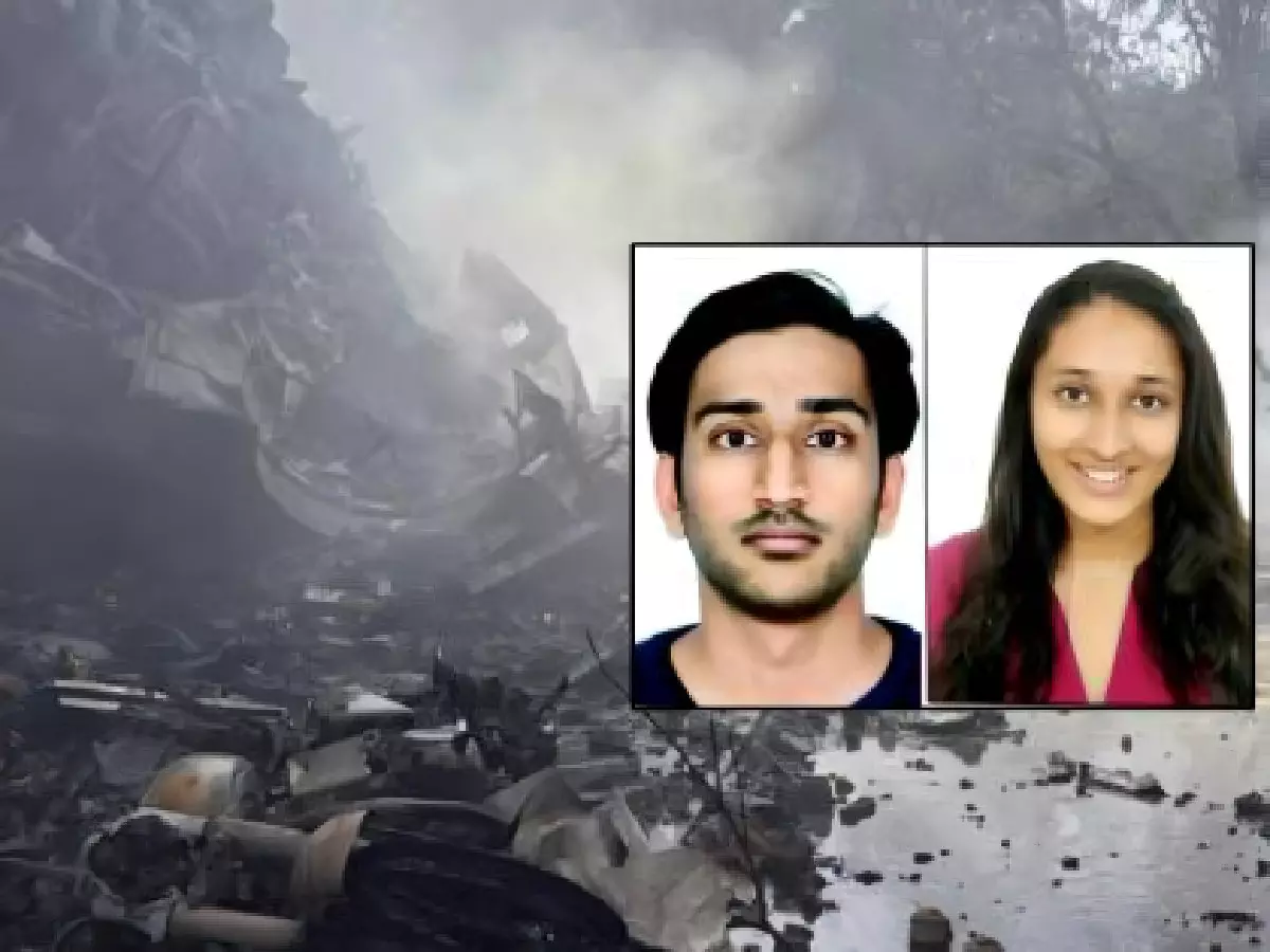 Who were siblings Shubh and Shagun Modi among plane crash victims | Credit: X Who were siblings Shubh and Shagun Modi among plane crash victims | Credit: X