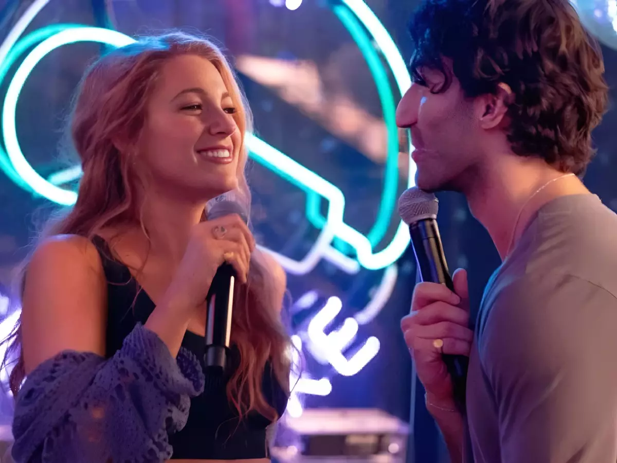 Blake Lively and Justin Baldoni in the film It Ends With Us | Credit; Netflix Blake Lively and Justin Baldoni in the film It Ends With Us | Credit; Netflix