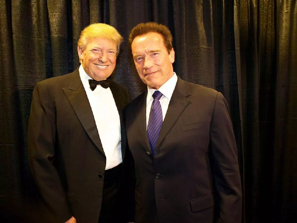 Arnold Schwarzenegger throws shade at Donald Trump | Credit: Facebook/donaldtrump Arnold Schwarzenegger throws shade at Donald Trump | Credit: Facebook/donaldtrump