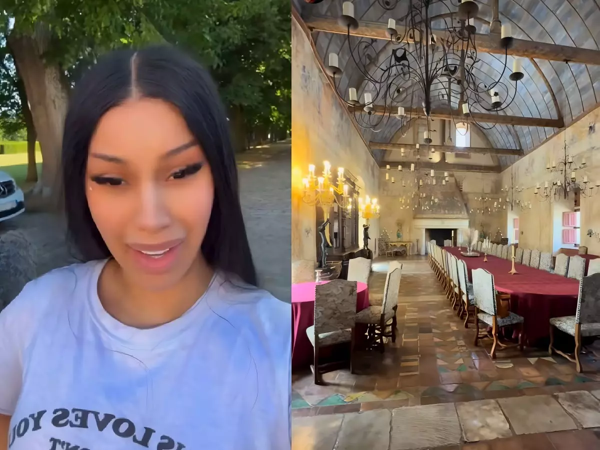 Cardi B gets the royal treatment as boyfriend Stefon Diggs whisks her away to a $12K-a-night French castle