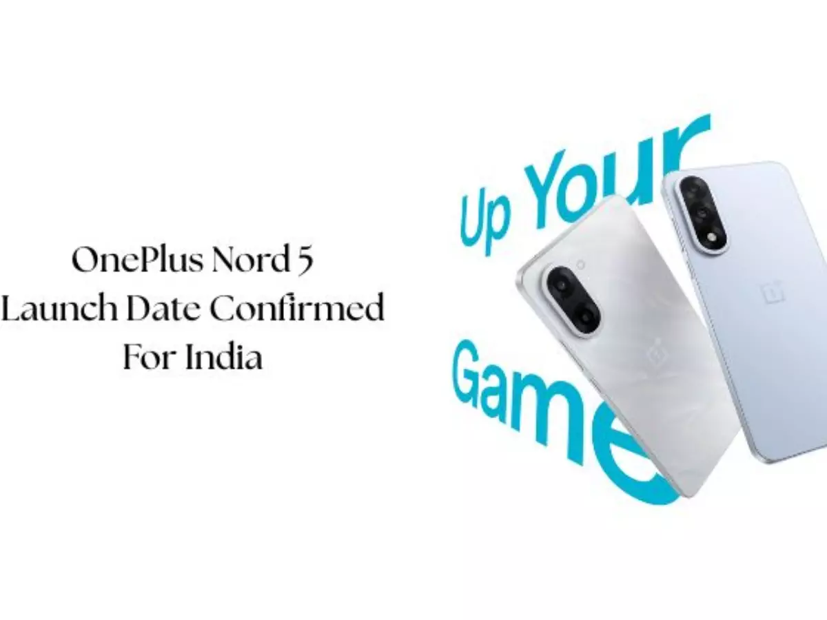OnePlus Nord 5 launch date confirmed for India. OnePlus Nord 5 launch date confirmed for India.