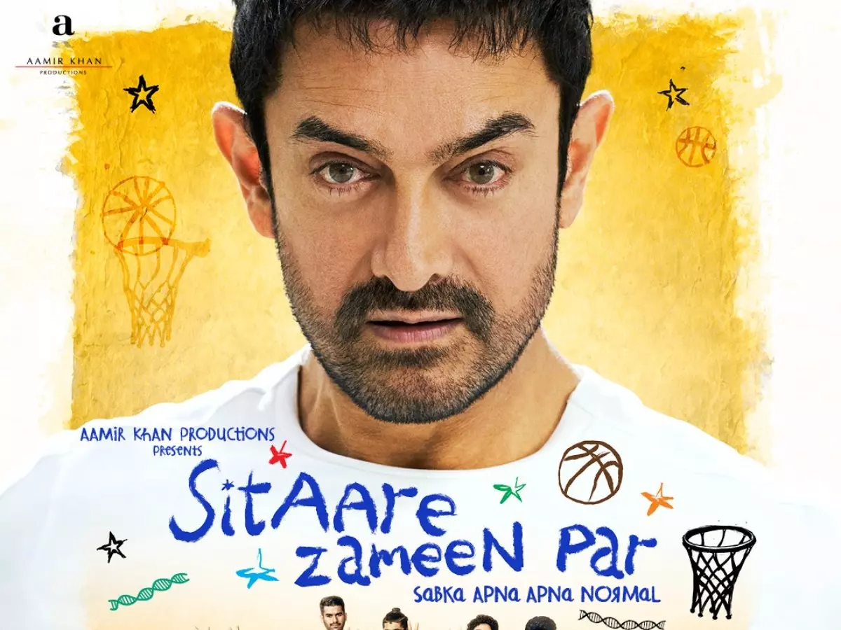 sitaarezameenpar-6854c71f01370 The official poster of Sitaare Zameen Par. | Credit: X/@AKPPL_Official