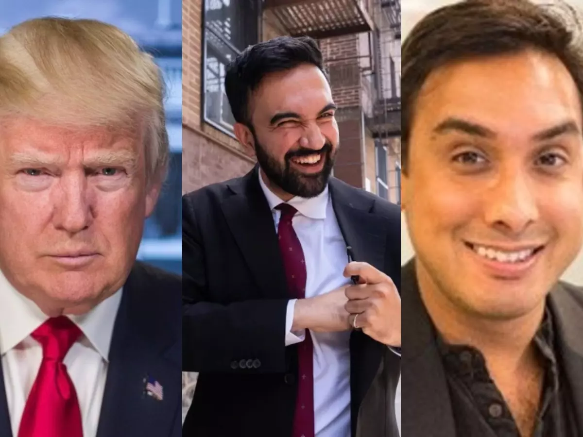 trumpzohranishaan-685d12fa47cb8 Donald Trump (L), Zohran Mamdani, and Ishaan Tharoor. | Credit: X