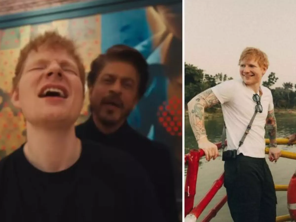 Viral Instragram Post of EdSheeran with SRK and Arijit Viral Instragram Post of EdSheeran with SRK and Arijit