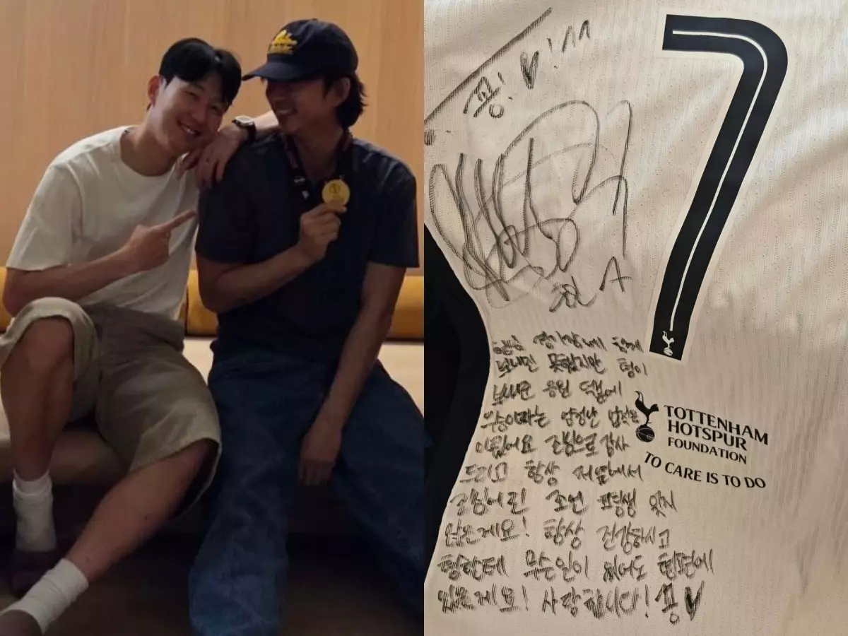 Gong Yoo celebrates Spurs win with Son Heung Min: 'Respect' Gong Yoo celebrates Spurs win with Son Heung Min: 'Respect'