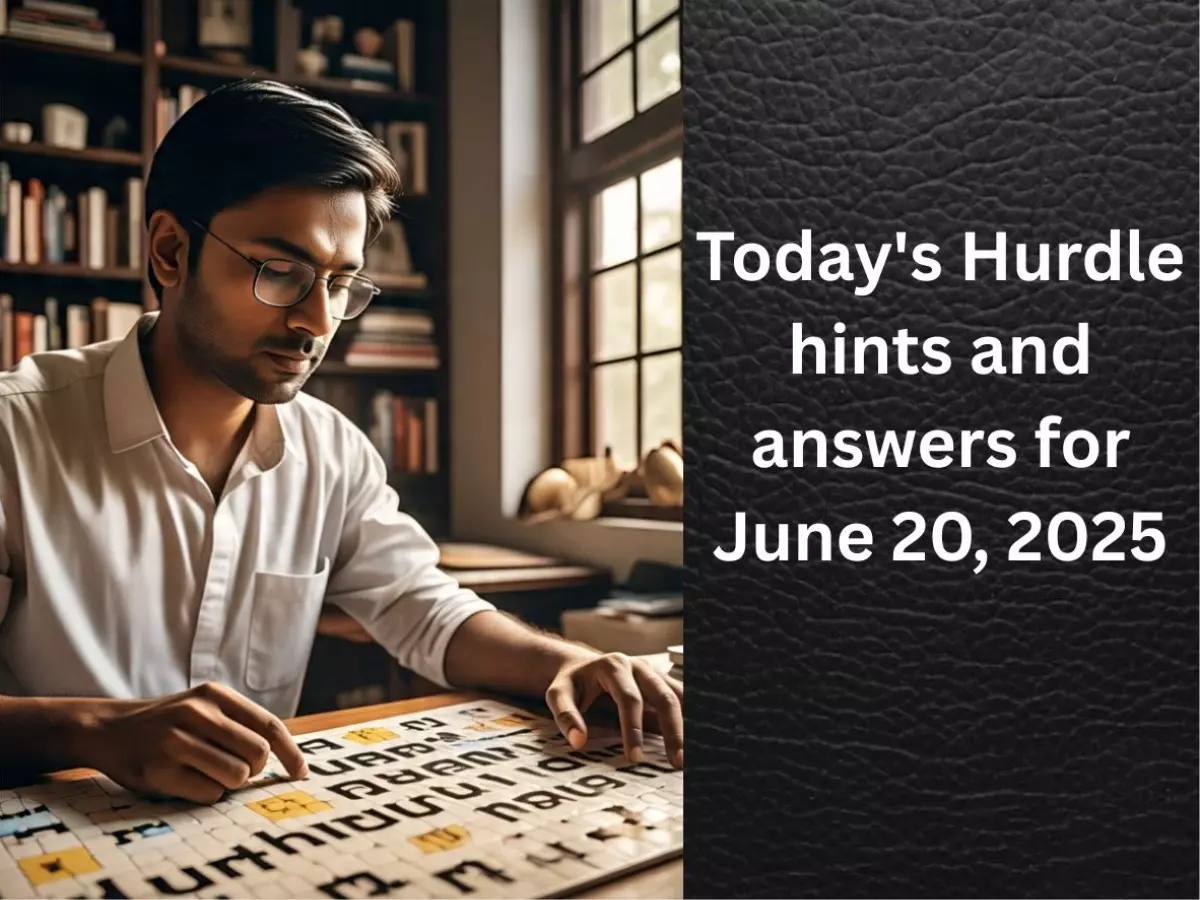 Today's Hurdle hints and answers for June 20, 2025 Today's Hurdle hints and answers for June 20, 2025