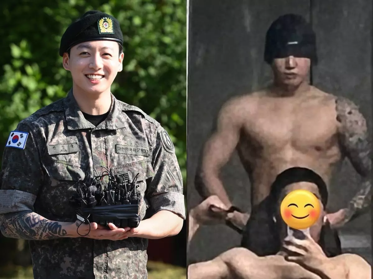 Jungkook¡¯s shirtless pic from military go viral after his discharge Jungkook¡¯s shirtless pic from military go viral after his discharge