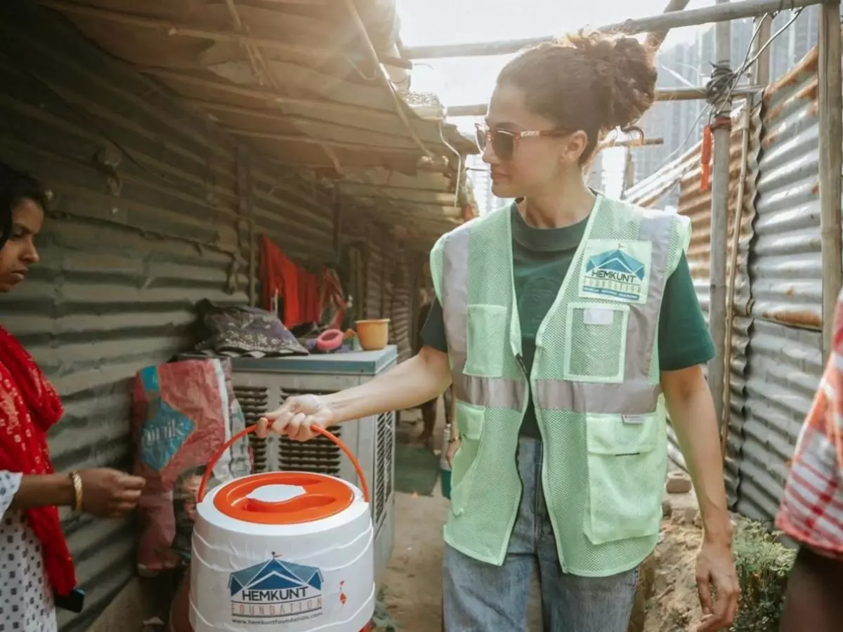 From films to footpaths: Taapsee Pannu turns star power into action, joins heat relief effort and supports 100 girls Indiatimes